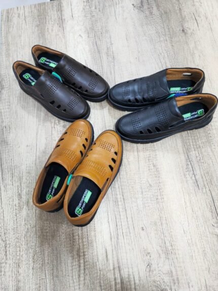 Souliers Sandale en Véritable Cuir